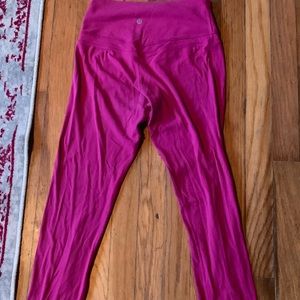 Lululemon Pink Ladies Leggings